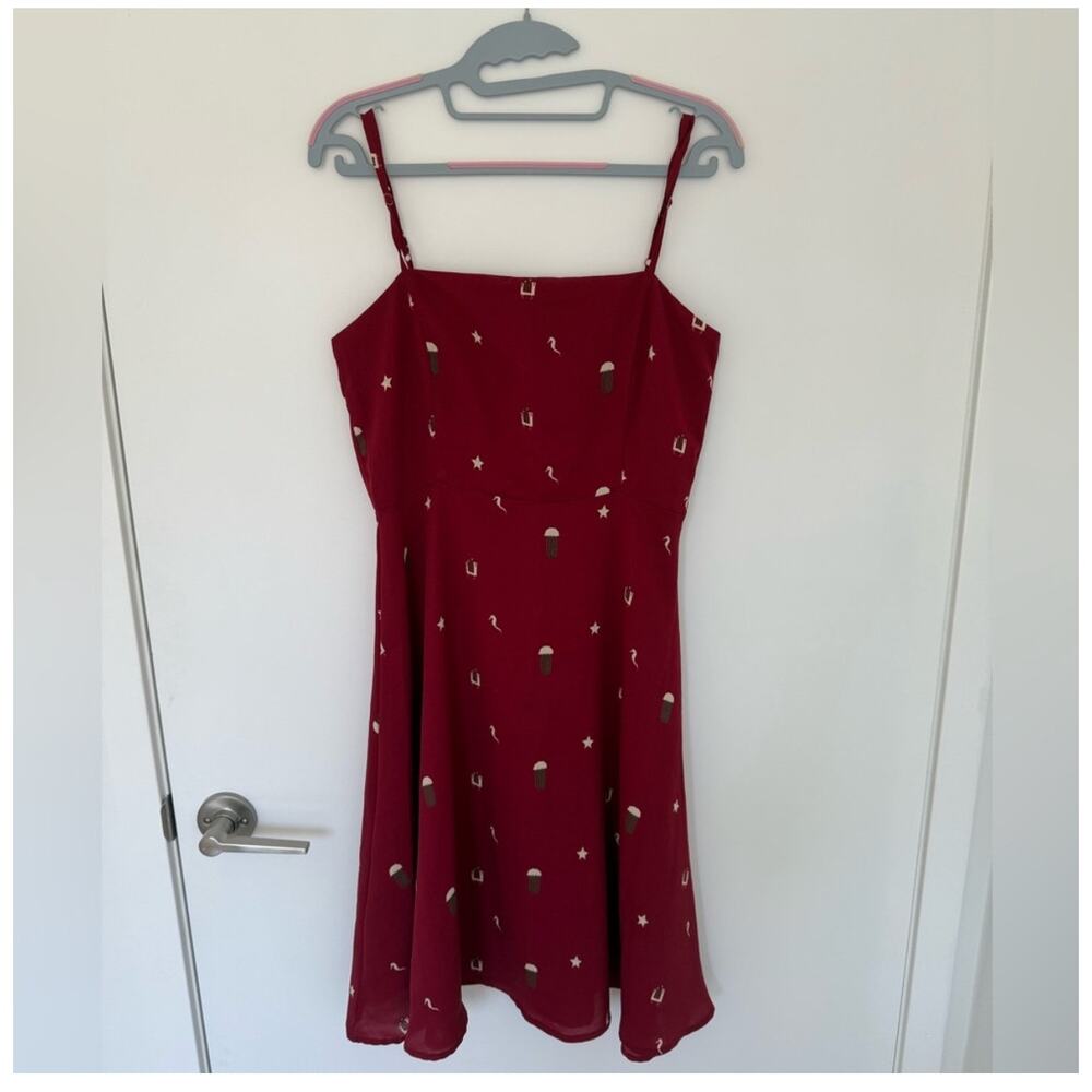 Elegant Red Women's Dress, size S-M